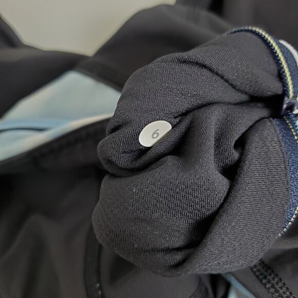 Lululemon Leggings Womens Size 6 Pace Queen Blooming Pixie Aquamarine Yoga Run - Picture 3 of 7